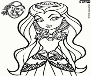 раскраска Raven Queen, Ever After High