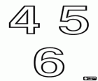 4 цифры, 5 и 6