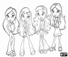 Четыре девочек Bratz