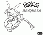 Rayquaza жизни в озоновом слое высоко над облаками и, как великий дракон, змея
