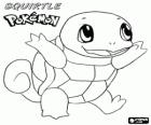 Squirtle это милое Pokémon глядя, как черепаха, и один из инициалов pokémons