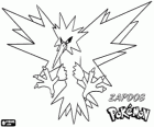 Zapdos является одним из Pokémon легендарной птицы, которая говорит, жить в грозовых облаках