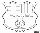 Знаком ФК Барселоны, Futbol Club Barcelona, каталонский футбольный клуб, Испания. FC Barcelona, Barça