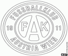 Герб ФК Австрии Вена, Fußballklub Austria Wien, Австрийская футбольного клуба
