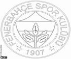 Знаком Фенербахче ФК, Fenerbahçe Spor Kulübü, Турецкая футбольная команда в Стамбуле