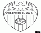 Логотип Валенсия ФК, испанского футбольного клуба. Valencia Club de Fútbol, оригинальное название по-испански