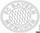 Логотип ФК Бавария Мюнхен, немецкий футбольный клуб. Fußball-Club Bayern München, оригинальное название на немецком