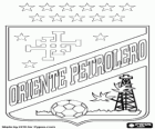 Знаком CD Oriente Petrolero, футбольная команда из Санта-Крус, Боливия