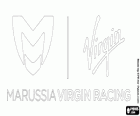 Логотип Вёрджин команда Формулы-1, Marussia Virgin Racing