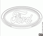 Ford логотип. США марке автомобиля