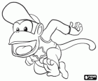 Шимпанзе Diddy Kong, характер в видео игры Donkey Kong