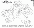 Bearserker Маx. Invizimals как медведи с задней заполнены камнями