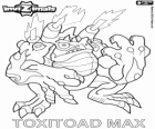 Toxitoad Маx. Invizimals. Toxitoads похожи на лягушек и их оружие токсичных отходов, которые в