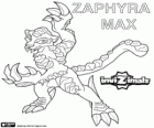 Zaphyra Маx. Invizimals. Zaphyras кошки с их тела покрыты фиолетовым драгоценности