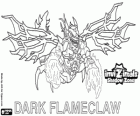 Dark Flameclaw. Invizimals Зона Теней. Странное существо, злой и агрессивный Invizimal