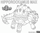 Hipporockamus Маx. Invizimals Зона Теней. Грозный воин огромных размеров и сильные ноги, что целый день плакала