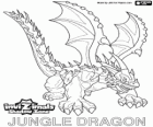 Jungle Dragon. Invizimals Зона Теней. Драконы джунглях есть мощное оружие, кислота, которая плевать против врага