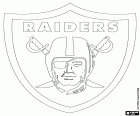 Oakland Raiders логотип, американский футбольный клуб из западной части АЧХ, Окленд, штат Калифорния