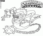 Skylander Ghost Roaster, существо, которое ест плохо призраков. Нежить Skylanders