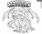 Skylander Spyro, дракон грозным противником, который может летать и стрелять огнем изо рта. Магия Skylanders