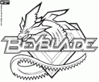 Beyblade логотип с драконом