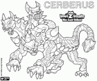 Cerberus, последняя эволюция. Invizimals Затерянные племена. Кошмарный и страшные трехголовый пес