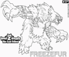 Freezefur, последняя эволюция. Invizimals Затерянные племена. Огромный зверь, насилия и жестокой