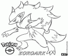 Zoroark, это Покемон, напоминающее лису является эволюция Zorua