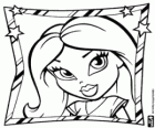 Лицо Bratz молодая девушка