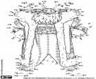 Точка За Точкой, чтобы закончить рисунок Северянин, Санта-Клаус, персонаж из Хранители снов
