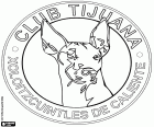 Логотип клуба Тихуаны Xoloitzcuintles де Калиенте, Xolos де Tijuana. Мексики по футболу