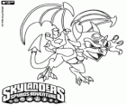 Skylander Cynder, женский дракон с зловещими способностями. Нежить Skylanders