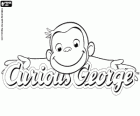Оригинальный логотип Curious George на английском языке, Любопытный Джордж