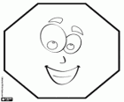 Восьмиугольник с лицом