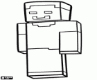 Herobrine, один из значков Minecraft сообщества