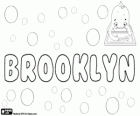 Brooklyn, Бруклин, имя, сформированное сочетанием имени Брук и суффикс - Лин