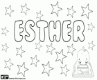 Esther, Эстер, имя еврейского происхождения. Его смысл Звезда