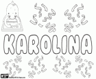 Karolina, один из вариантов для женское имя Карл