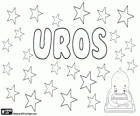 Uros, Урош, имя сербского происхождения. Uroš, ее смысл-человек