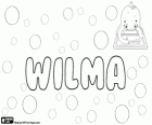 Wilma, Вильма, имя германского происхождения. Короткая форма Вильгельмина