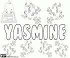 Yasmine, Ясмин, имя персидского происхождения, полученных от цветок, Жасмин