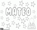 Mateo, Матео, имя еврейского происхождения. Производные от Matatyahu, ее смысл-подарок Бога