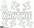 Xanthie, имя греческого происхождения. Вариант имени Xanthe