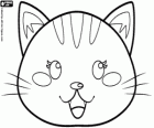 Маска котенок