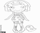Dot Starlight от Lalaloopsy сего с ее животное, птица