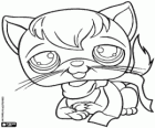 Котенок с шарфом, Littlest PetShop