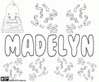 Madelyn, Мадлен, вариант Магдалина, имя еврейского происхождения
