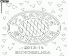 Бавария Мюнхен, чемпион футбольной лиги немецкой бундеслиги 2013-2014