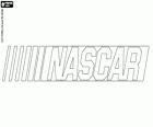 Логотип NASCAR, наиболее важные соревнования в мире с завода автомобили