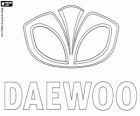 Логотип Daewoo, автомобиль марки Южной Кореи